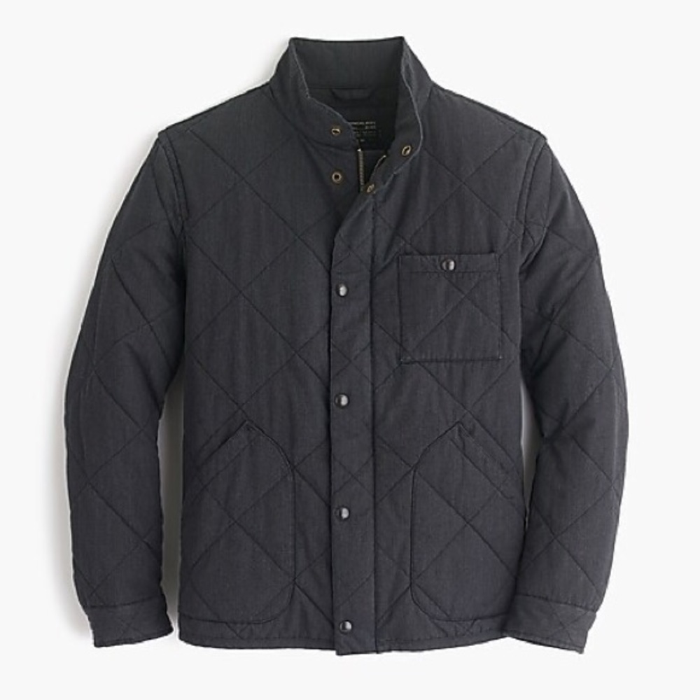 JCrew Sussex Quilted Jacket XL E0294